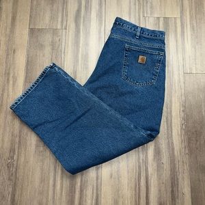 CARHARTT FLANNEL LINED DENIM JEANS